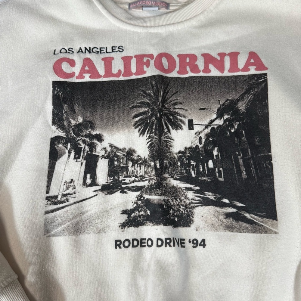 California Graphic Sweatshirt - Cream - Picture 11 of 11